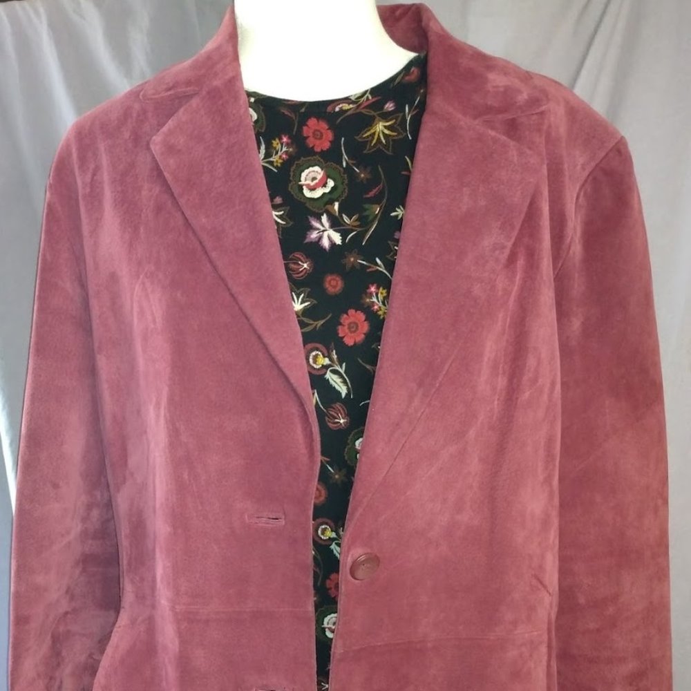 SIENA SUEDE LEATHER MAROON RED BURGUNDY FORMAL